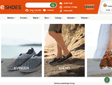 Tablet Screenshot of eshoes.dk